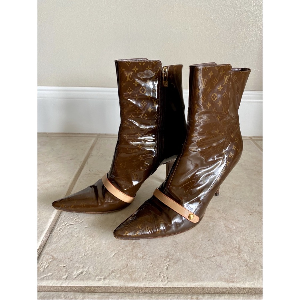 Authentic Louis Vuitton Ankle Boots